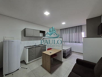 KITNET/STUDIO MOBILIADO | 1 VAGA | VILA REDENTORA